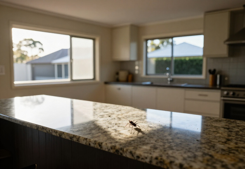 Spider-free shed in Emu Heights after pest control treatment